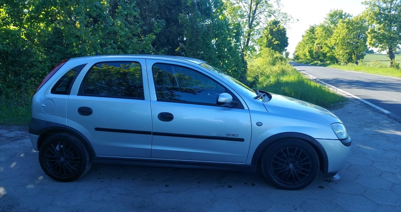 Opel Corsa cena 8999 przebieg: 143000, rok produkcji 2002 z Sokołów Małopolski małe 79